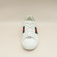 Gucci White Ace With Web Trainer Sneaker 36.5