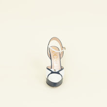 Gucci Bicolor Double G Logo Slingback Pump 37.5
