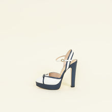 Gucci Bicolor Double G Logo Slingback Pump 37.5