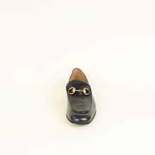 Gucci Black Horsebit Jordaan Loafers 37.5
