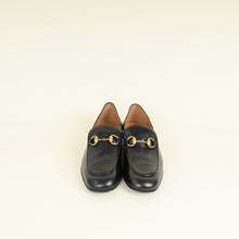 Gucci Black Horsebit Jordaan Loafers 37.5