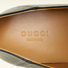Gucci Black Horsebit Jordaan Loafers 37.5