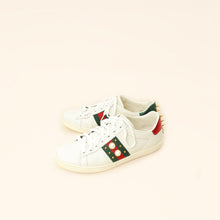 Gucci White Spiked Studded Ace Sneakers 37