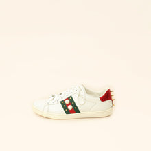 Gucci White Spiked Studded Ace Sneakers 37