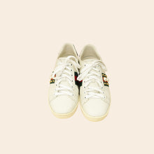 Gucci White Spiked Studded Ace Sneakers 37