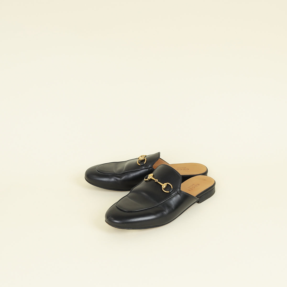Gucci Black Princetown Mules 37