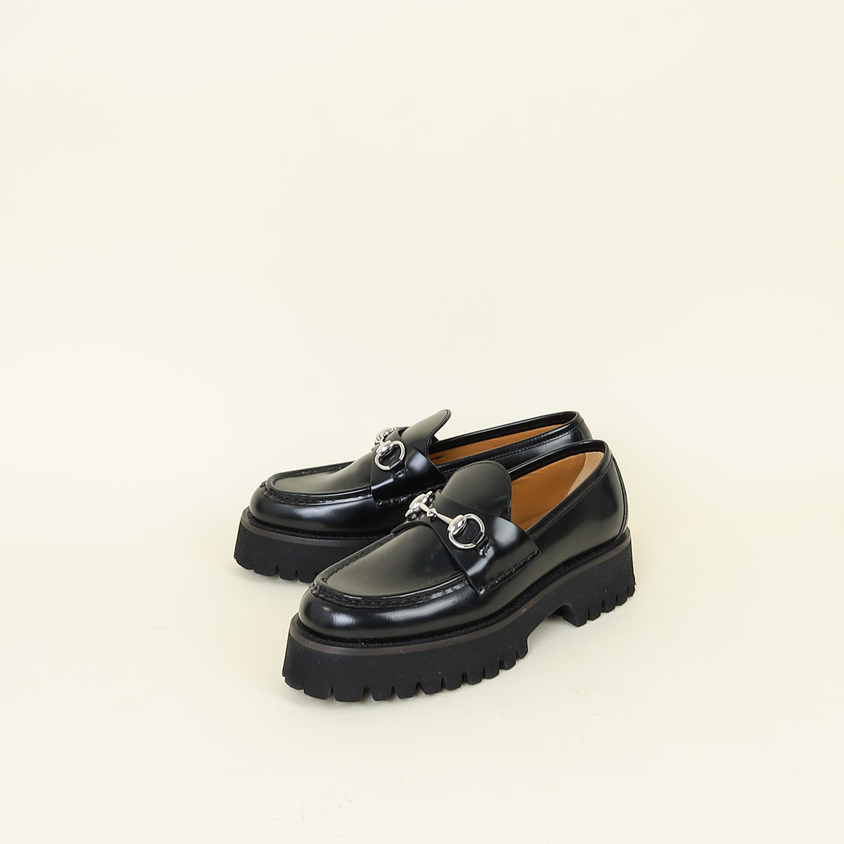Gucci Black Horsebit Loafer 37