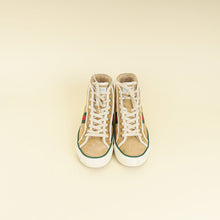 Gucci Beige Suede Tennis 1977 High Top Sneakers 37