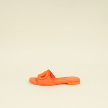 Gucci Orange Interlocking G Slide Sandal 37