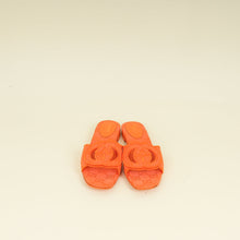 Gucci Orange Interlocking G Slide Sandal 37