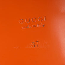 Gucci Orange Interlocking G Slide Sandal 37
