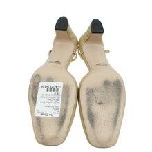 Gucci Beige GG T-Strap Pumps 38.5