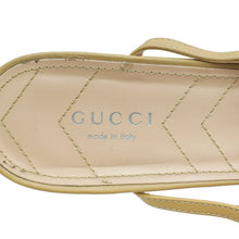 Gucci Beige GG T-Strap Pumps 38.5