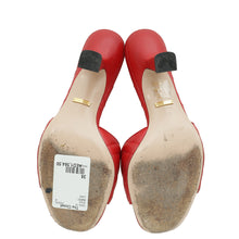 Gucci Red GG Marmont Slide Mules Sandal 38