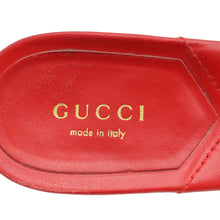 Gucci Red GG Marmont Slide Mules Sandal 38