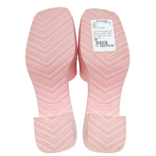 Gucci Light Pink Logo Rubber Slide Sandals 38