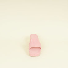 Gucci Pink Logo Rubber Slide Sandal 38