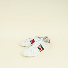 Gucci White Pearl Spike Ace Sneakers 38
