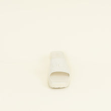 Gucci Ivory White Logo Rubber Slide Sandal 38