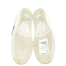 Gucci White Ace Bee Embroidered Sneakers 38