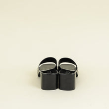 Gucci Black Logo Rubber Slide Sandal 38