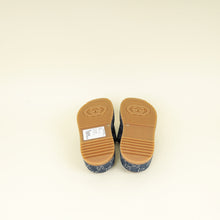 Gucci Blue Denim Platform Slide Sandals 38