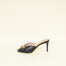 Gucci Black Sylvie Chain Mules 38