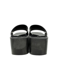 Gucci Black Logo Slide Rubber Sandals 38