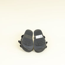 Gucci Black Crystal GG Dad Sandals 38