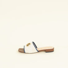 Gucci Bicolor GG Crochet Slide Sandal 39.5