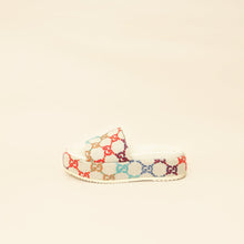 Gucci Beige GG Multicolor Jacquard Platform Slide 39