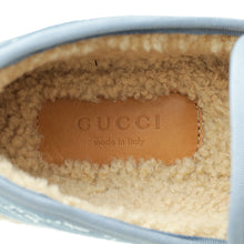 Gucci Denim Blue GG Fria Horsebit Loafers 39
