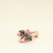 Gucci Pink Shoes Accent Bow Mules 39