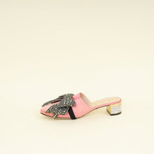 Gucci Pink Shoes Accent Bow Mules 39