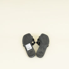 Gucci Black Interlocking G Slide Sandal 39