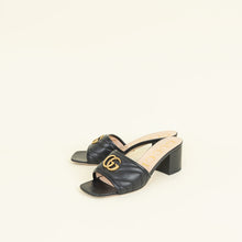 Gucci Black Double G Slide Sandals 39