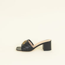 Gucci Black Double G Slide Sandals 39