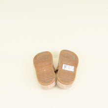 Gucci Beige Pink Jumbo GG Platform Slide Sandal 39