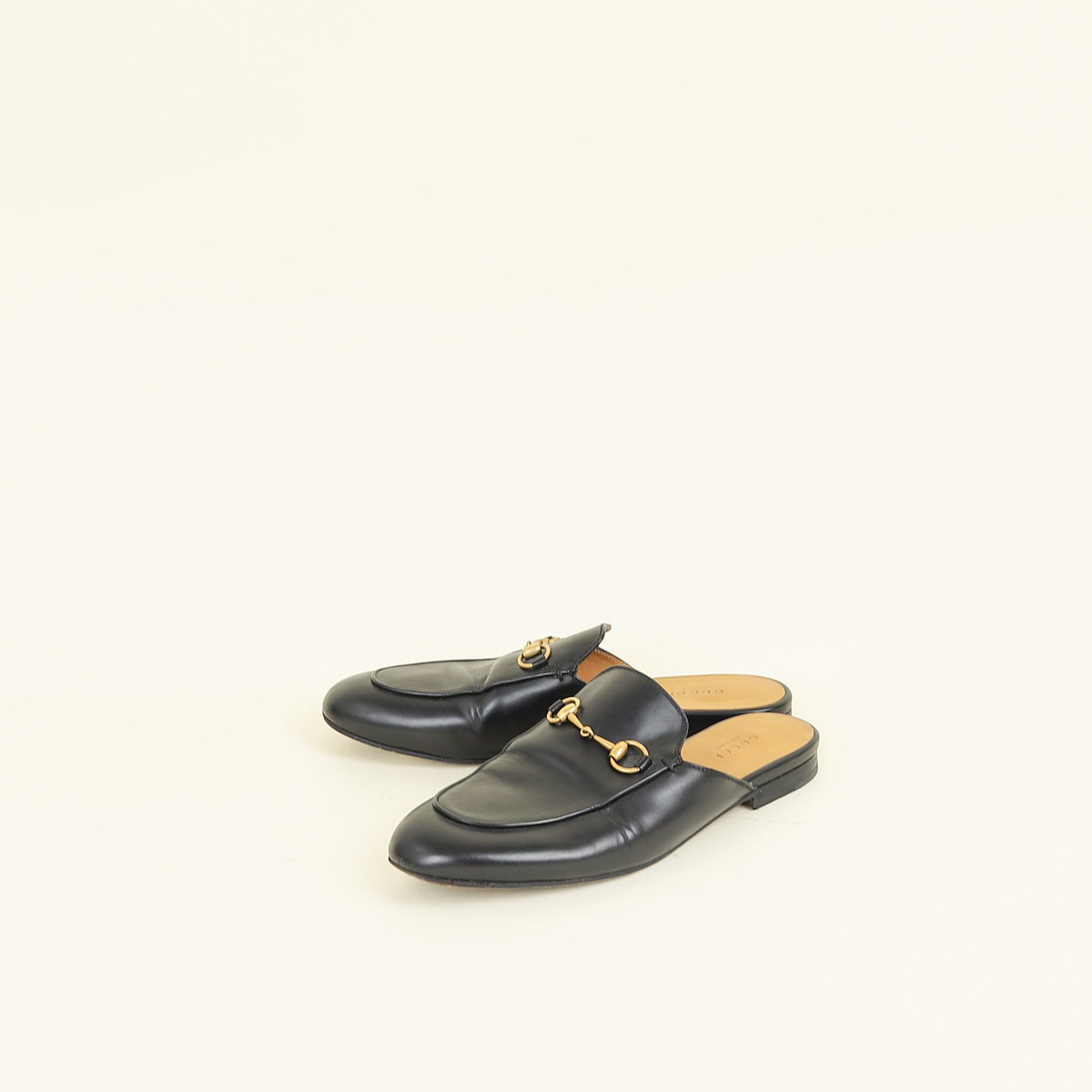 Gucci Black Princetown Mules 39