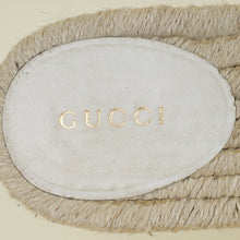 Gucci White GG Marmont Espadrille Mules 39