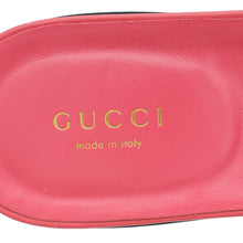 Gucci Dark Pink Interlocking G Cut-out Slide Sandals 39