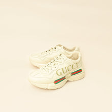Gucci Ivory Logo Rhyton Sneakers 39