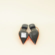 Gucci Orange GG Horsebit Slingback Flat 40