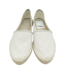 Gucci Ivory GG Espadrille 40