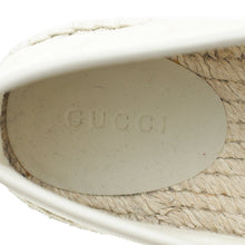 Gucci Ivory GG Espadrille 40