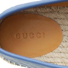 Gucci Blue GG Supreme Espadrille 40