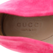 Gucci Fuchsia Interlocking G Crystal Flat Ballet 40