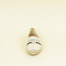 Gucci Greggio Grege Logo Flat Espadrille 40