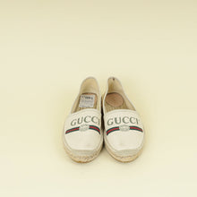 Gucci Greggio Grege Logo Flat Espadrille 40