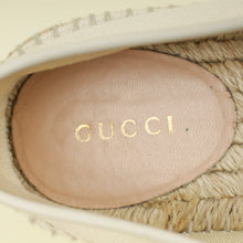 Gucci Greggio Grege Logo Flat Espadrille 40